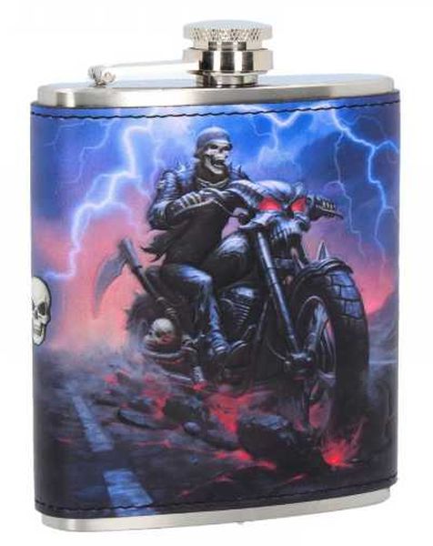 Hell On The Highway Hipflask